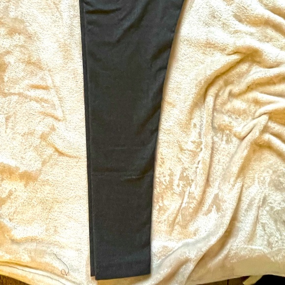 MATTY M Pull On, Thick Stretch Leggings, Charcoal Gray, Size Large. - Picture 6 of 7